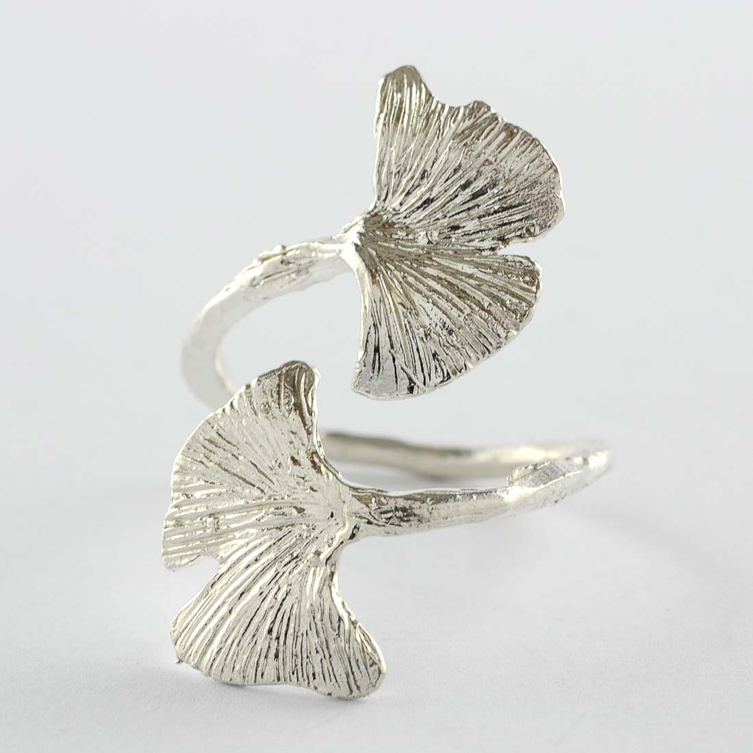 Anello Biloba Foglie