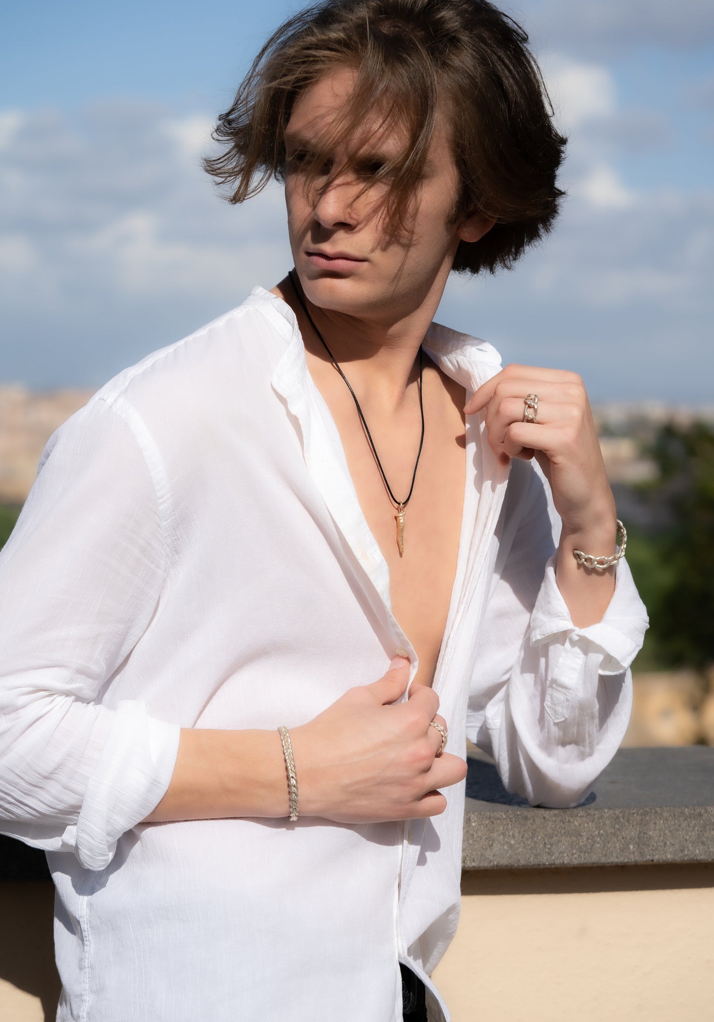 Collana Corno Uomo