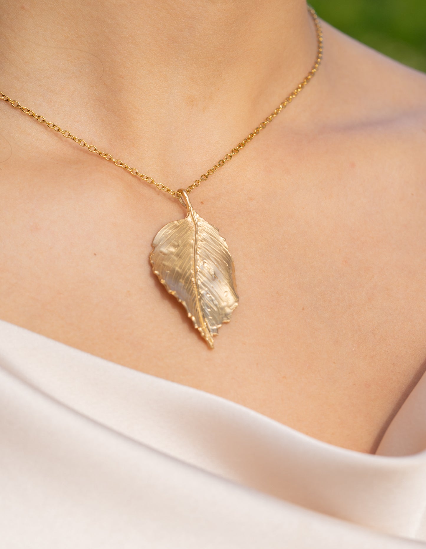 Collana Alloro Foglie