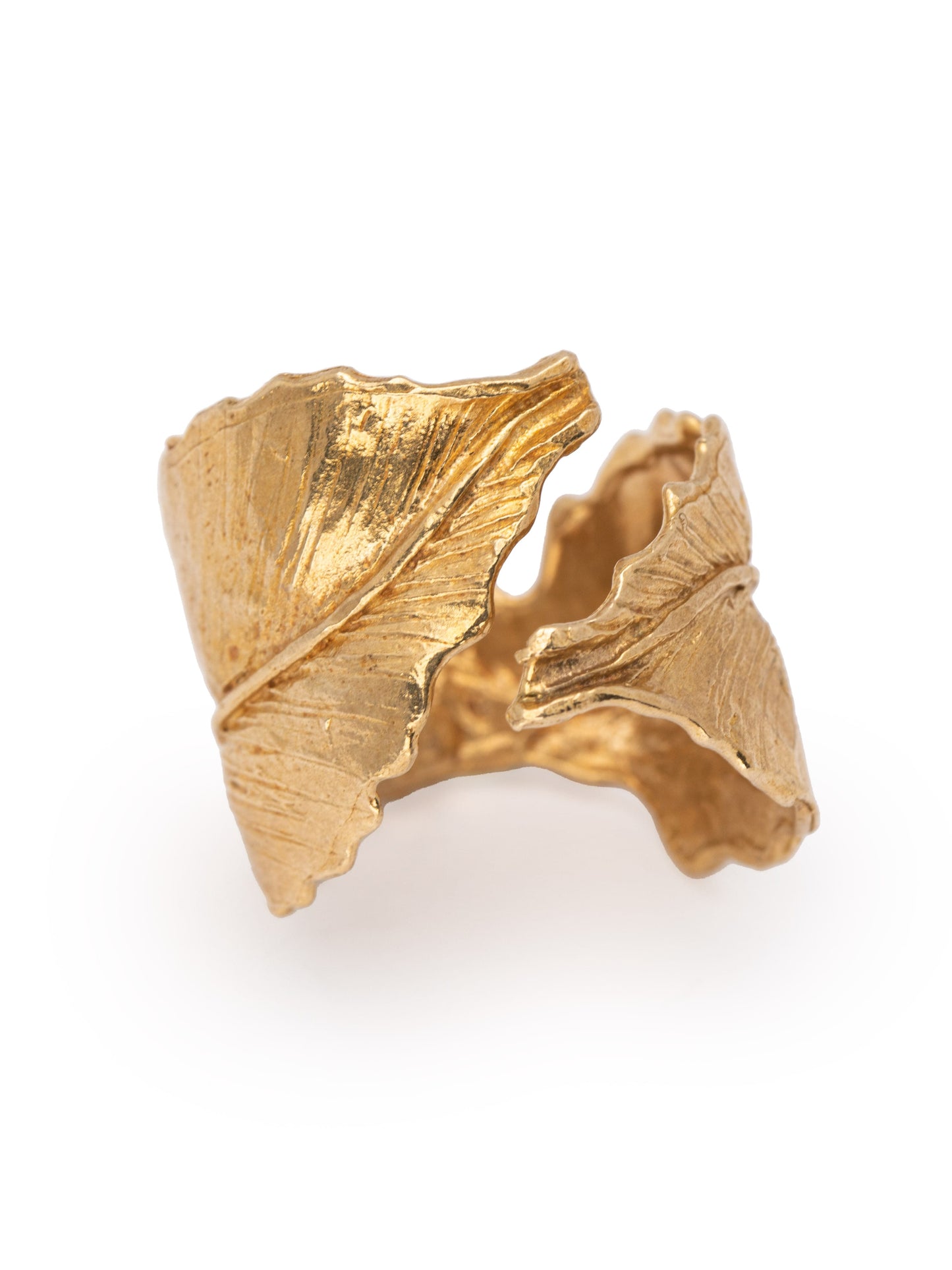 Anello Alloro Foglie