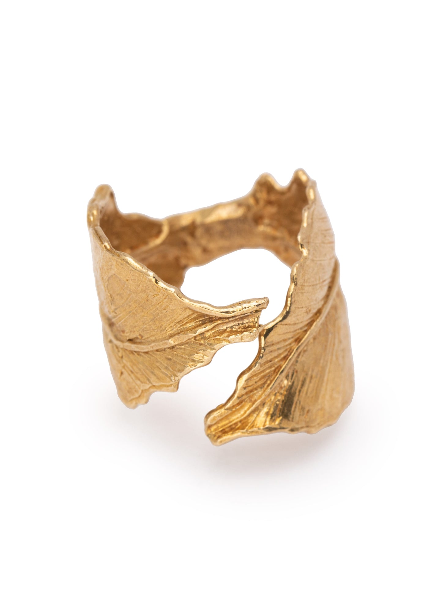 Anello Alloro Foglie