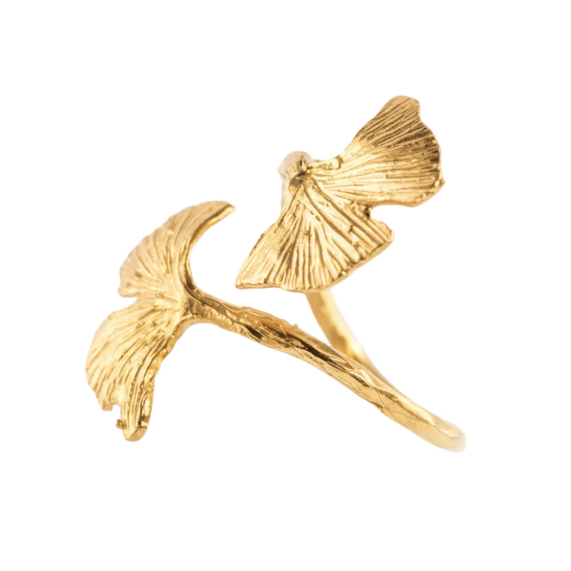 Anello Biloba Foglie