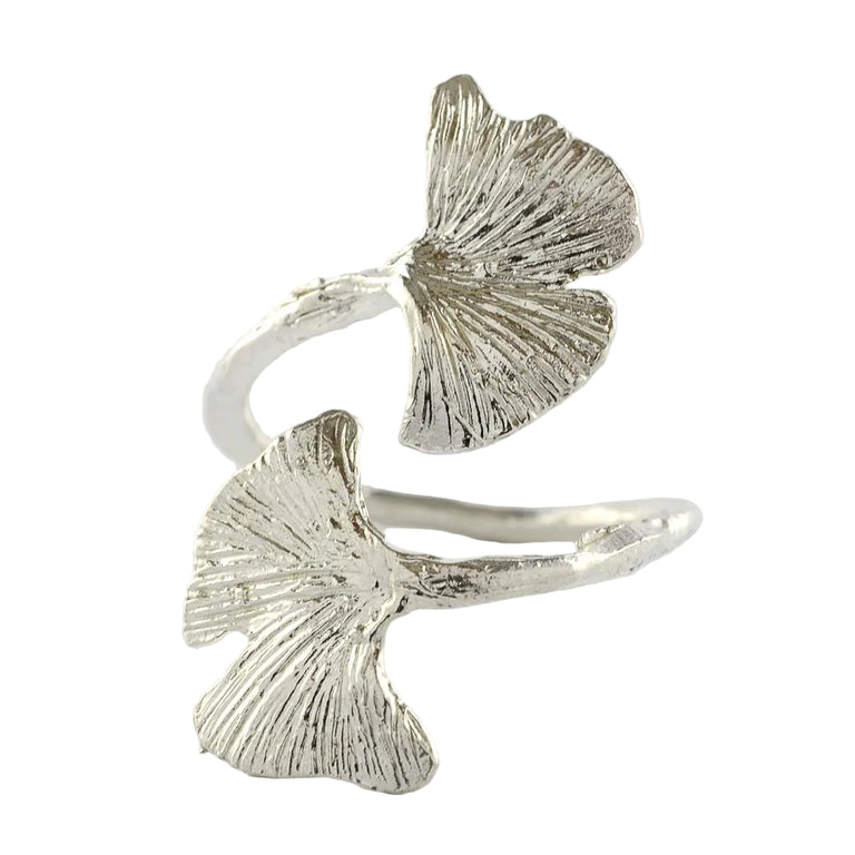 Anello Biloba Foglie