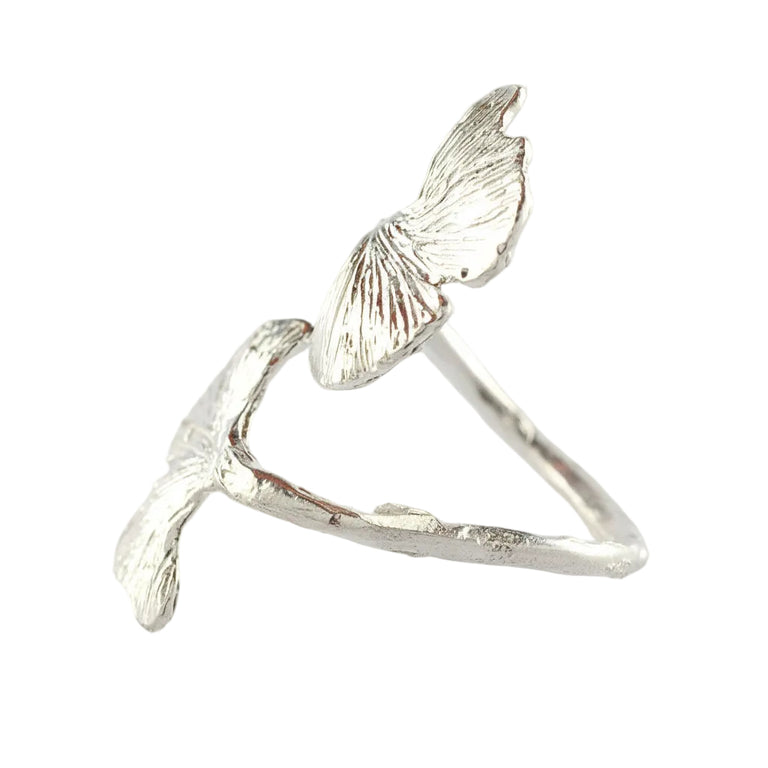 Anello Biloba Foglie