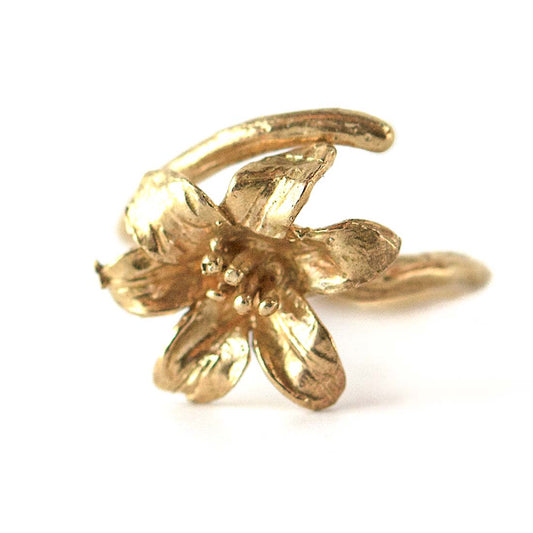 Anello Tuberosa Bud Fiori