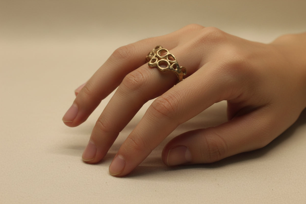 Anello Spuma di Mare Optical