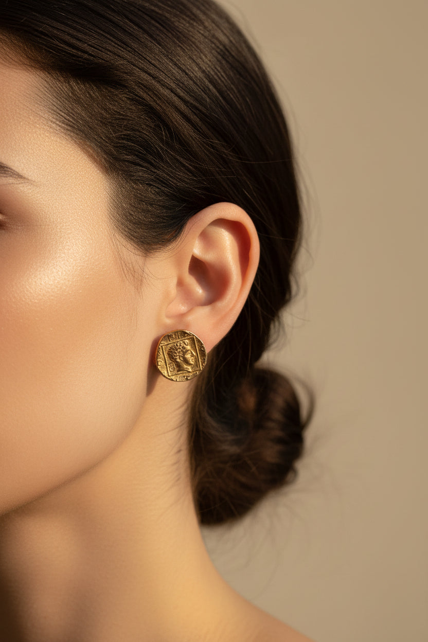 Orecchini Moneta Roma